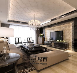 奧城·易百天津室內裝飾工程設計 融合現(xiàn)代美學與功能性的居住藝術